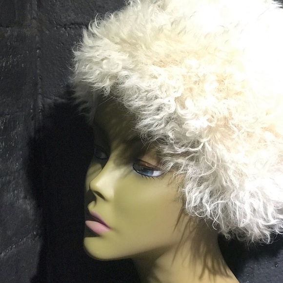 Rare vintage LambSkin Sherpa Hat main image 5